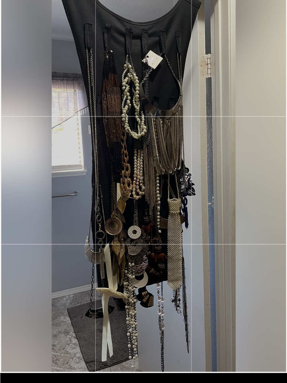 24 Necklaces And Hanging Jewelry Organizer Included